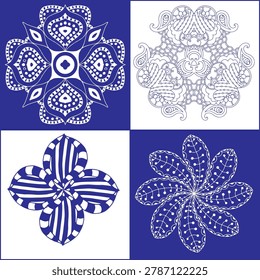 MANDALA FLORAL SEAMLESS PATTERN 24