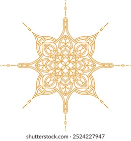 Mandala floral Simples Casamento de fundo