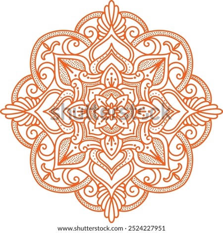 Mandala floral Simple Background Wedding