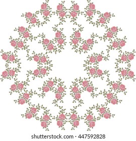 Mandala. Floral Vector Ethnic Magic Symbol Mandala. Colouring Indian Mandala.