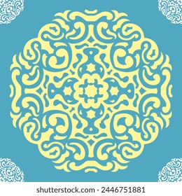 mandala floral vector vintage pattern drawn