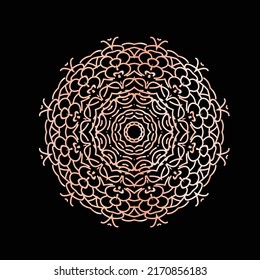 Mandala Flower Art Logo Background Design