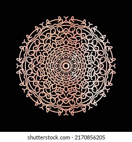 Mandala Flower Art Logo Background Design