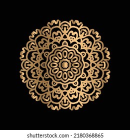 Mandala Flower Art Logo-Hintergrund-Design