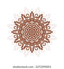 Mandala Flower Art Logo-Hintergrund-Design