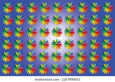 Mandala Flower Art Vector Illustration Design Background
