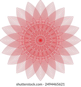 mandala flower, background flower art eps 10.