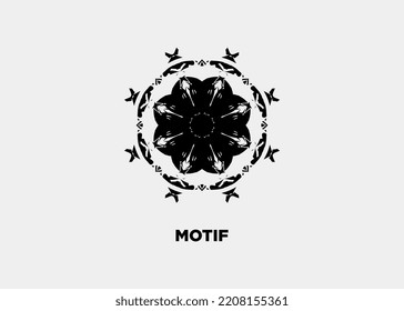 ARTE DE PATRÓN DE FONDO DE LA FLORES DE MANDALA