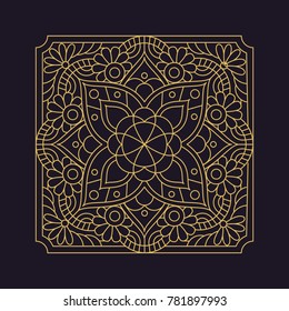 Mandala flower beautiful vector vintage decorative element oriental illustration