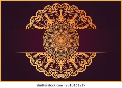 Mandala flower circle round vector shapes abstract ethnic colorful symbol design template.
