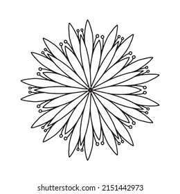 Mandala flower color pattern shape tribal circle
