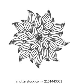 Mandala flower color pattern shape tribal circle