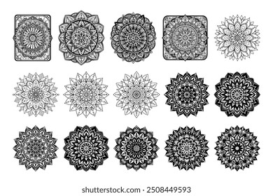 Mandala Flower Coloring Page KDP Bundle