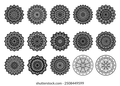 Mandala Flower Coloring Page KDP Bundle