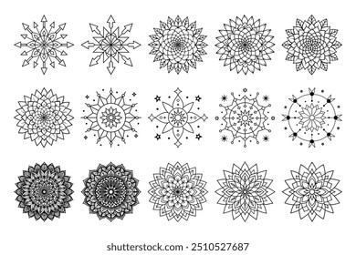 Pacote KDP para colorir Mandala Flower