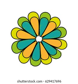 Mandala flower design