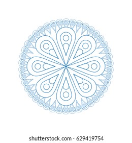 Mandala flower design