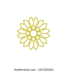 mandala flower logo