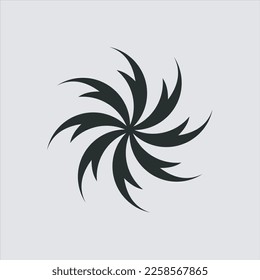 mandala flower logo design template vector image