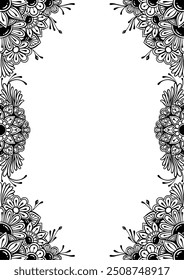 Mandala flower pattern illustration design