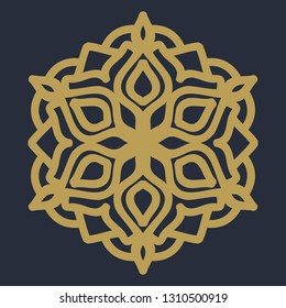 mandala flower pattern illustration vector