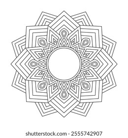 Mandala Flower Patterns for Relaxation and Creativity