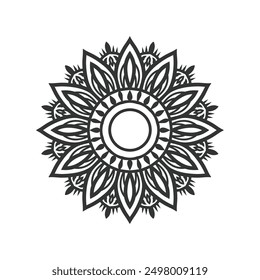 Mandala Blume, Vektorgrafik-Design