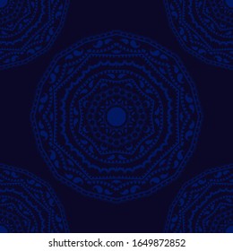 Flor de Mandala. Elementos decorativos de época. Dibujo oriental. Ilustración vectorial para diseño web o impresión.