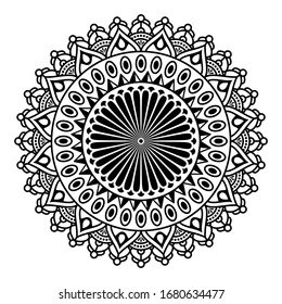 Mandala Blume. Vintage dekorative Elemente. Farbbuchseite