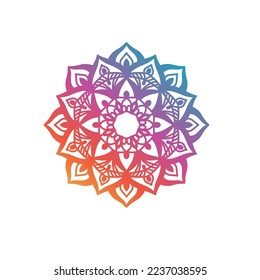 Mandala Flowers. Print pack decorative elements. Oriental, mystic, alchemical pattern. Coloring page templates. Vector illustration.