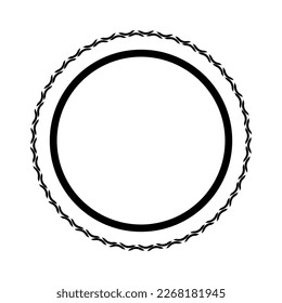 mandala frame circle graphic design stamp any mark background.