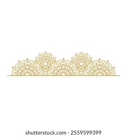 Mandala Frame Gold Vector Design Collection