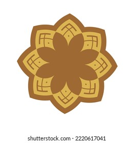 mandala geometric circle pattern  celtic maze ornament. tribal tattoo