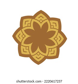mandala geometric circle pattern  celtic maze ornament. tribal tattoo