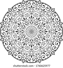 A mandala is a geometric configuration of symbols.