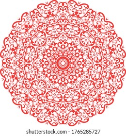 A mandala is a geometric configuration of symbols.