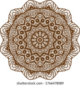 A mandala is a geometric configuration of symbols.