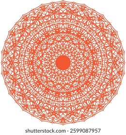 A **mandala** is a geometric design that represents the universe, balance, and harmony. Originating from Hindu and Buddhist traditions, mandalas feature intricate, symmetrical patterns.
