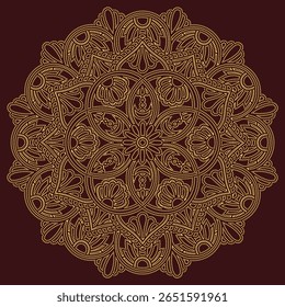 A mandala is a geometric design that symbolizes the universe, balance, and harmony. Often used in spiritual and meditative practices, each mandala tells a unique story through its intricate patterns