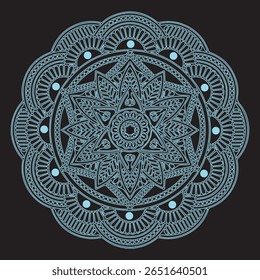 A mandala is a geometric design that symbolizes the universe, balance, and harmony. Often used in spiritual and meditative practices, each mandala tells a unique story through its intricate patterns