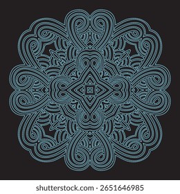 A mandala is a geometric design that symbolizes the universe, balance, and harmony. Often used in spiritual and meditative practices, each mandala tells a unique story through its intricate patterns