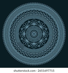 A mandala is a geometric design that symbolizes the universe, balance, and harmony. Often used in spiritual and meditative practices, each mandala tells a unique story through its intricate patterns