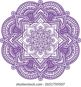 A mandala is a geometric design that symbolizes the universe, balance, and harmony. Often used in spiritual and meditative practices, each mandala tells a unique story through its intricate patterns