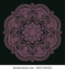 A mandala is a geometric design that symbolizes the universe, balance, and harmony. Often used in spiritual and meditative practices, each mandala tells a unique story through its intricate patterns