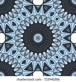 mandala geometric lace ornament. Vector seamless pattern. Modern stylish design. for design, wallpaper, invitation.