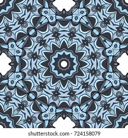mandala geometric lace ornament. Vector seamless pattern. Modern stylish design. for design, wallpaper, invitation.