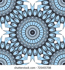 mandala geometric lace ornament. Vector seamless pattern. Modern stylish design. for design, wallpaper, invitation.