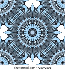 mandala geometric lace ornament. Vector seamless pattern. Modern stylish design. for design, wallpaper, invitation.