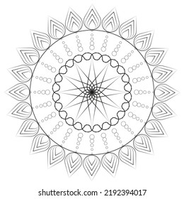 A mandala is a geometric symbol of a complex structure, which is interpreted as a model of the universe, a "map of the cosmos", an expression of everything.