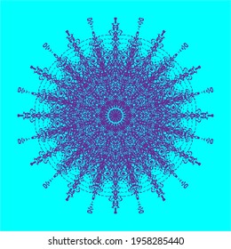 Mandala. Geometry. Fractal outer space.